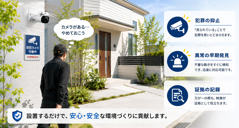抑止力になる!!